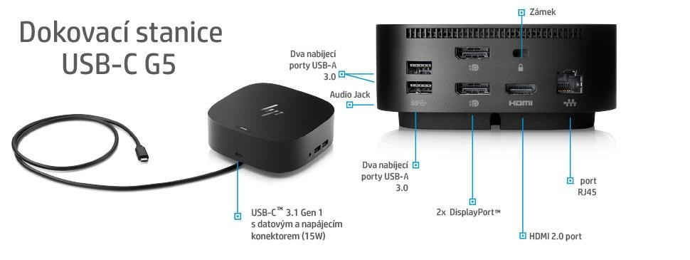 DOCK HP USB-C G5 + ACA 120W